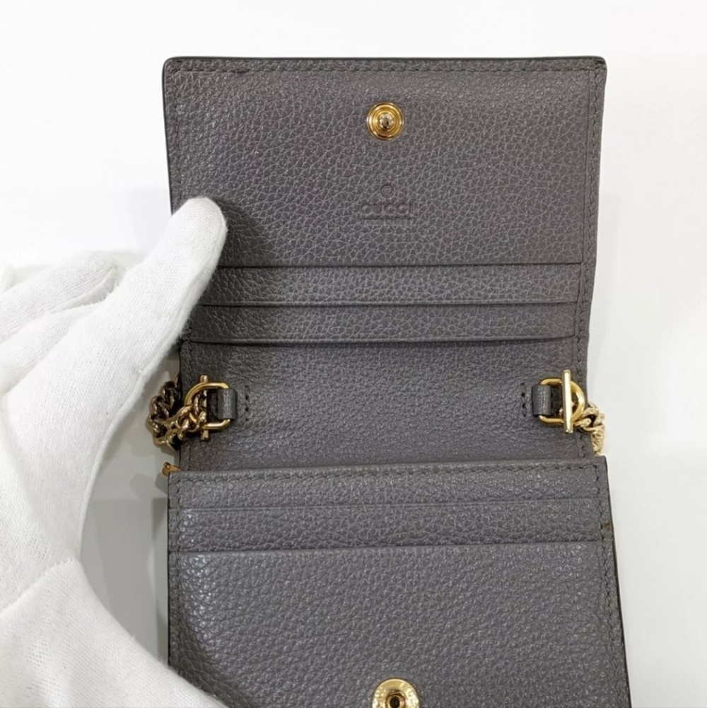 GUCCI GG Zumi Compact Wallet Wristlet with Box & Dust Bag! - Picture 7 of 14